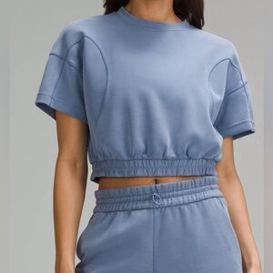 Lululemon Softstreme Gathered T-Shirt oasis blue